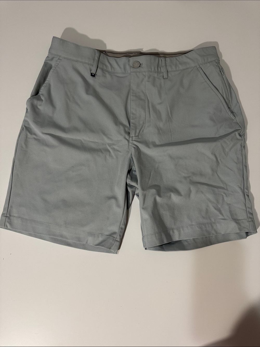 Ben Sherman Light Gray Flat Front Men's Shorts
